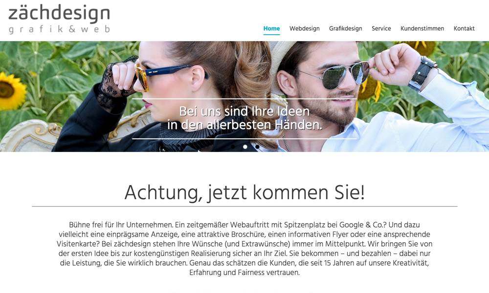Zächdesign - Online Präsentation